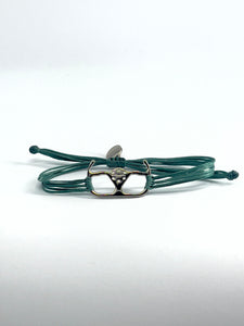 Racing steering wheel bracelet