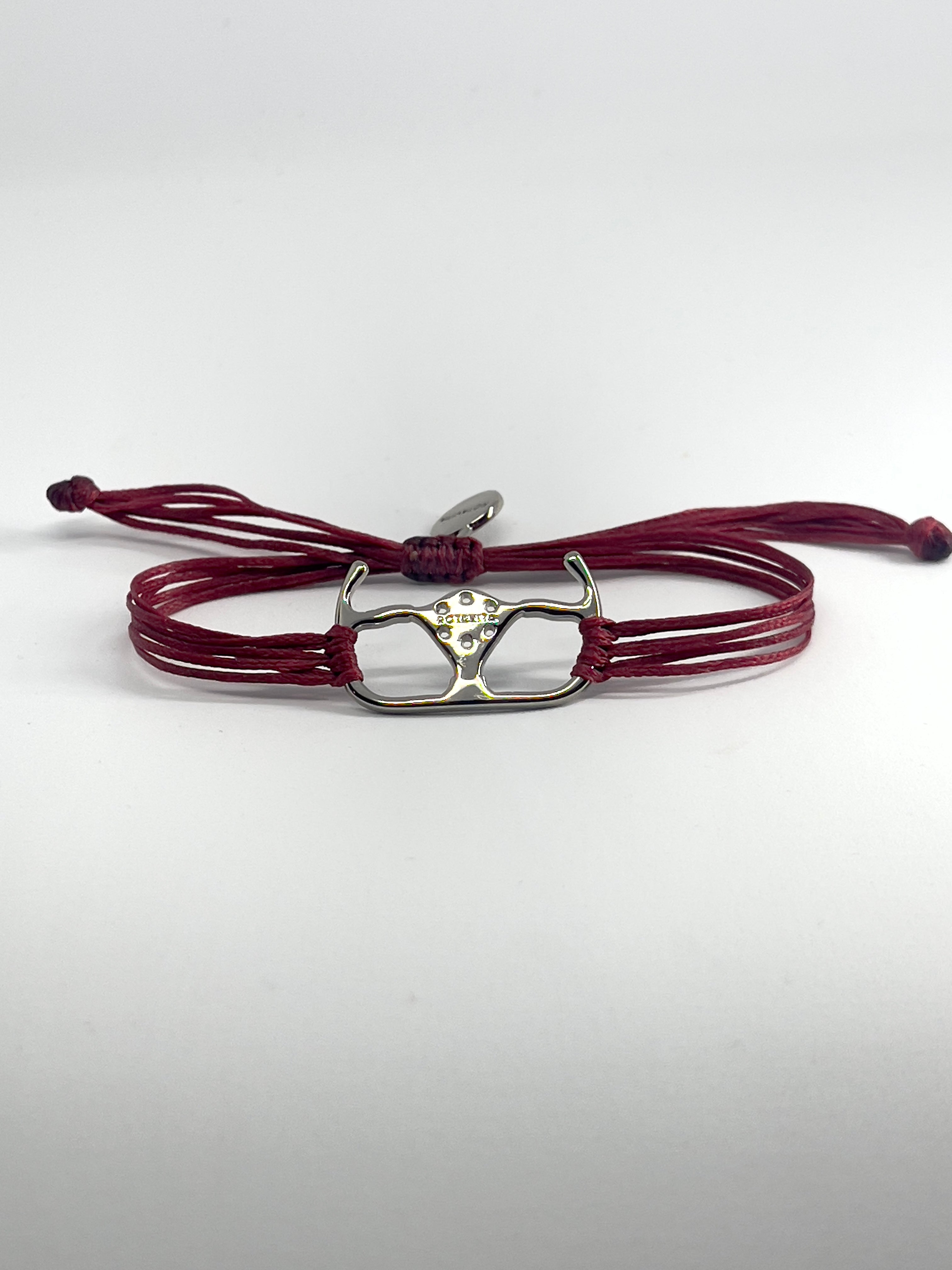 Racing steering wheel bracelet