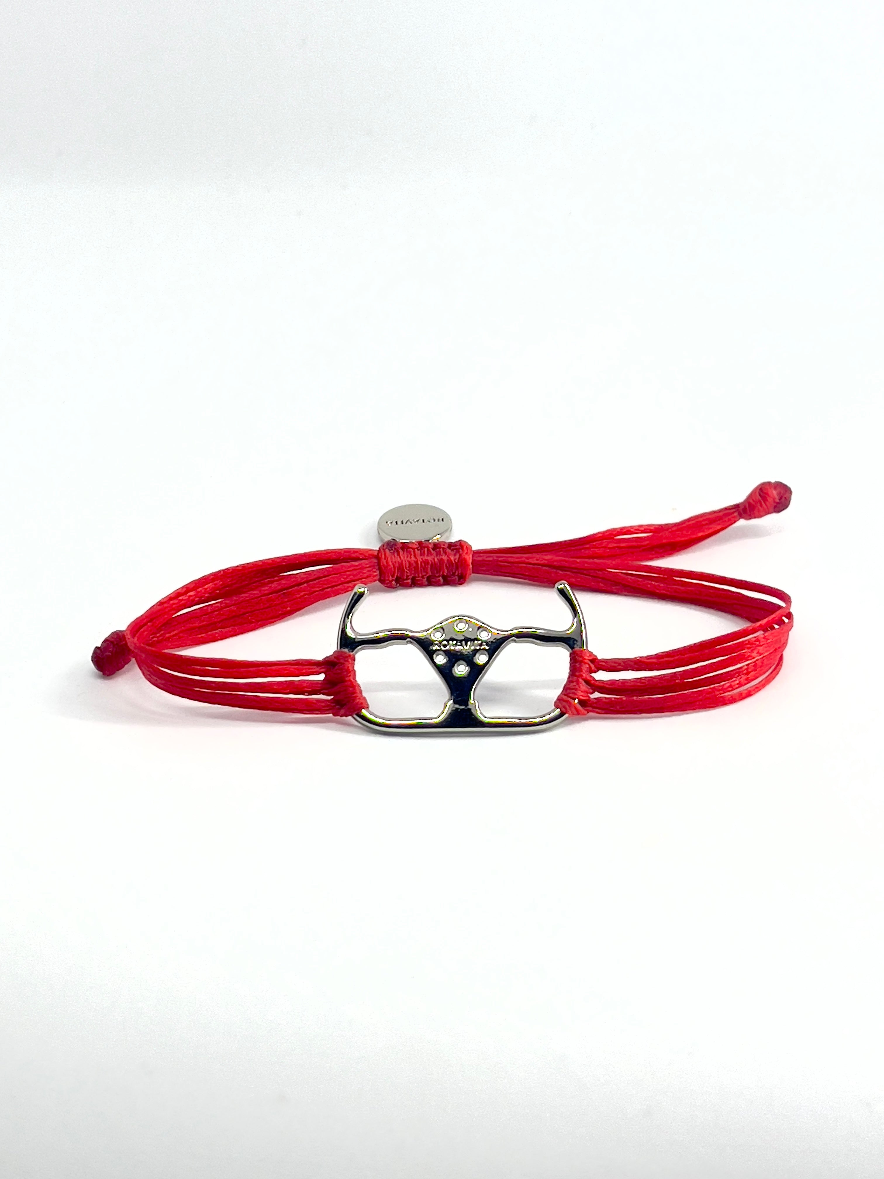 Racing steering wheel bracelet
