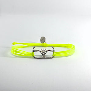 Racing steering wheel bracelet