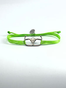 Racing steering wheel bracelet