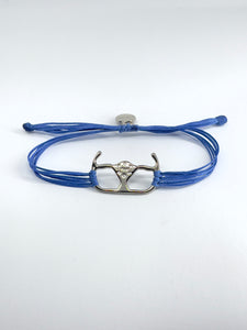 Racing steering wheel bracelet