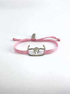 Racing steering wheel bracelet
