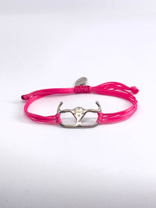 Racing steering wheel bracelet