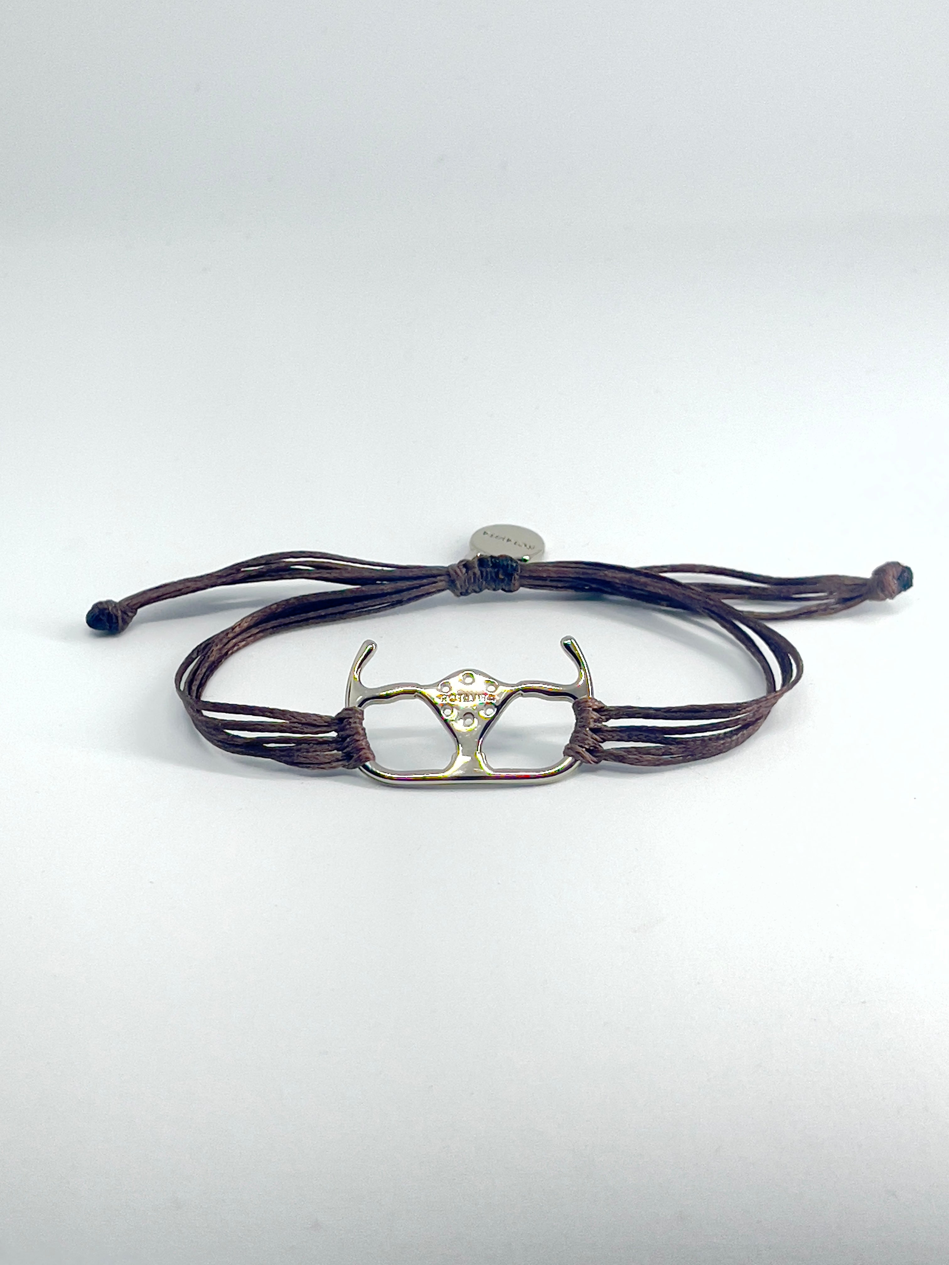 Racing steering wheel bracelet