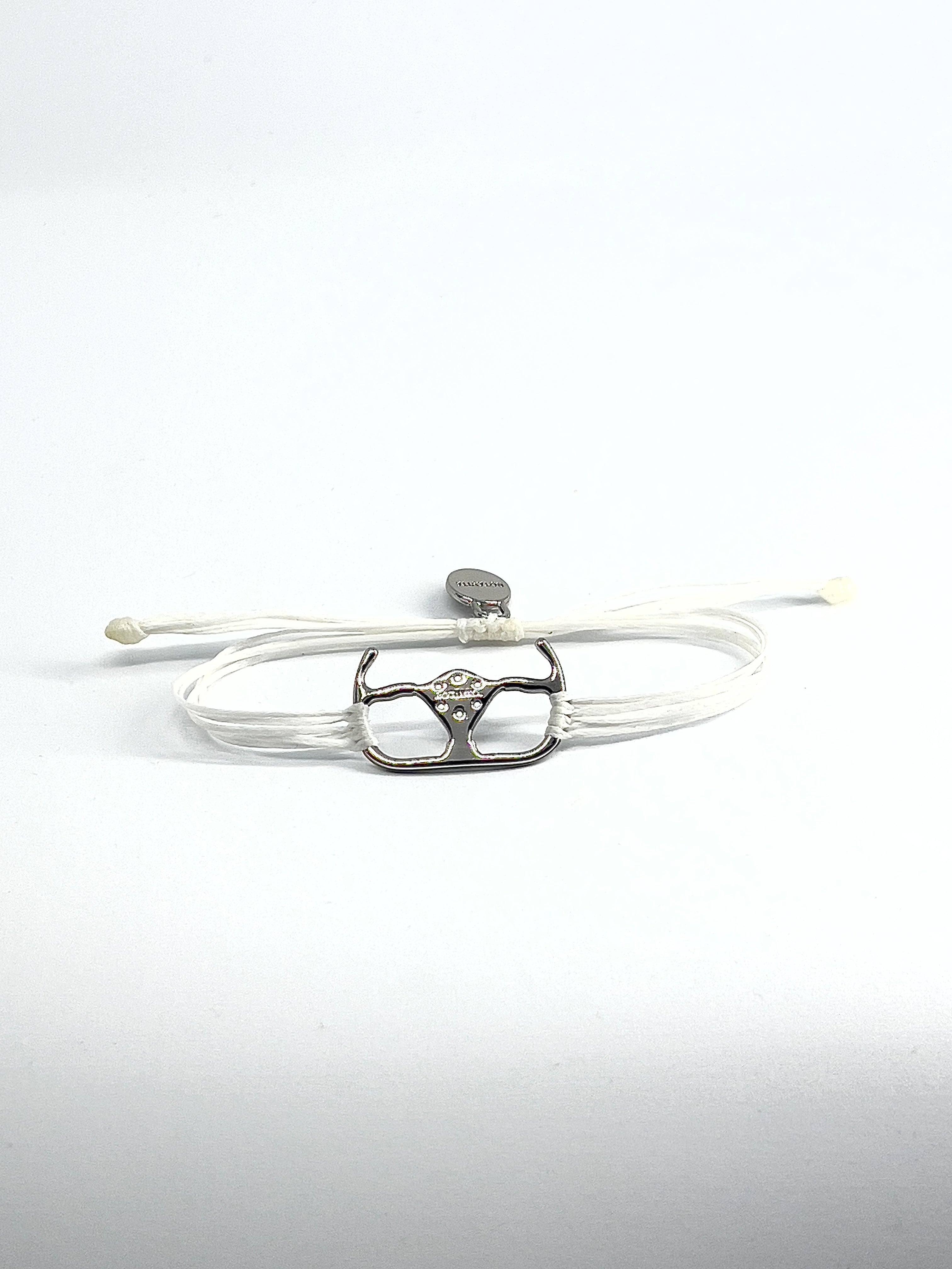 Racing steering wheel bracelet
