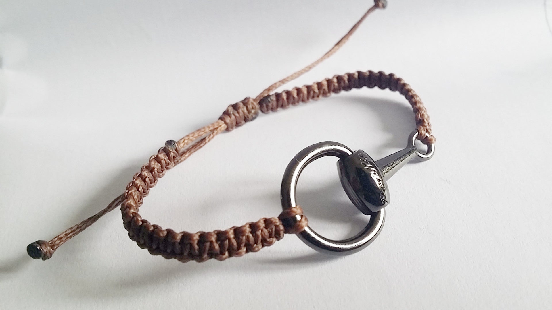 half horse bit snaffle bracelet - bracelet - GoldSnaffle