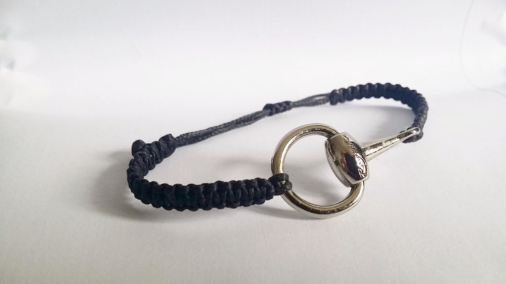 half horse bit snaffle bracelet - bracelet - GoldSnaffle