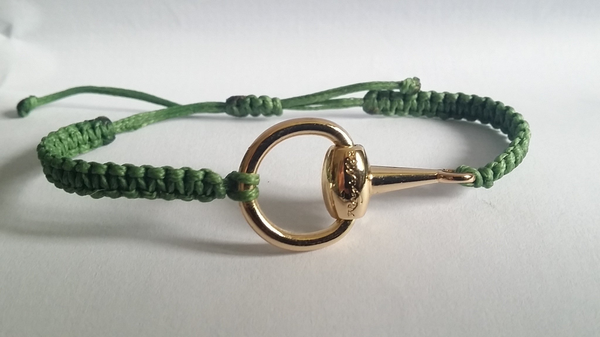 half horse bit snaffle bracelet - bracelet - GoldSnaffle