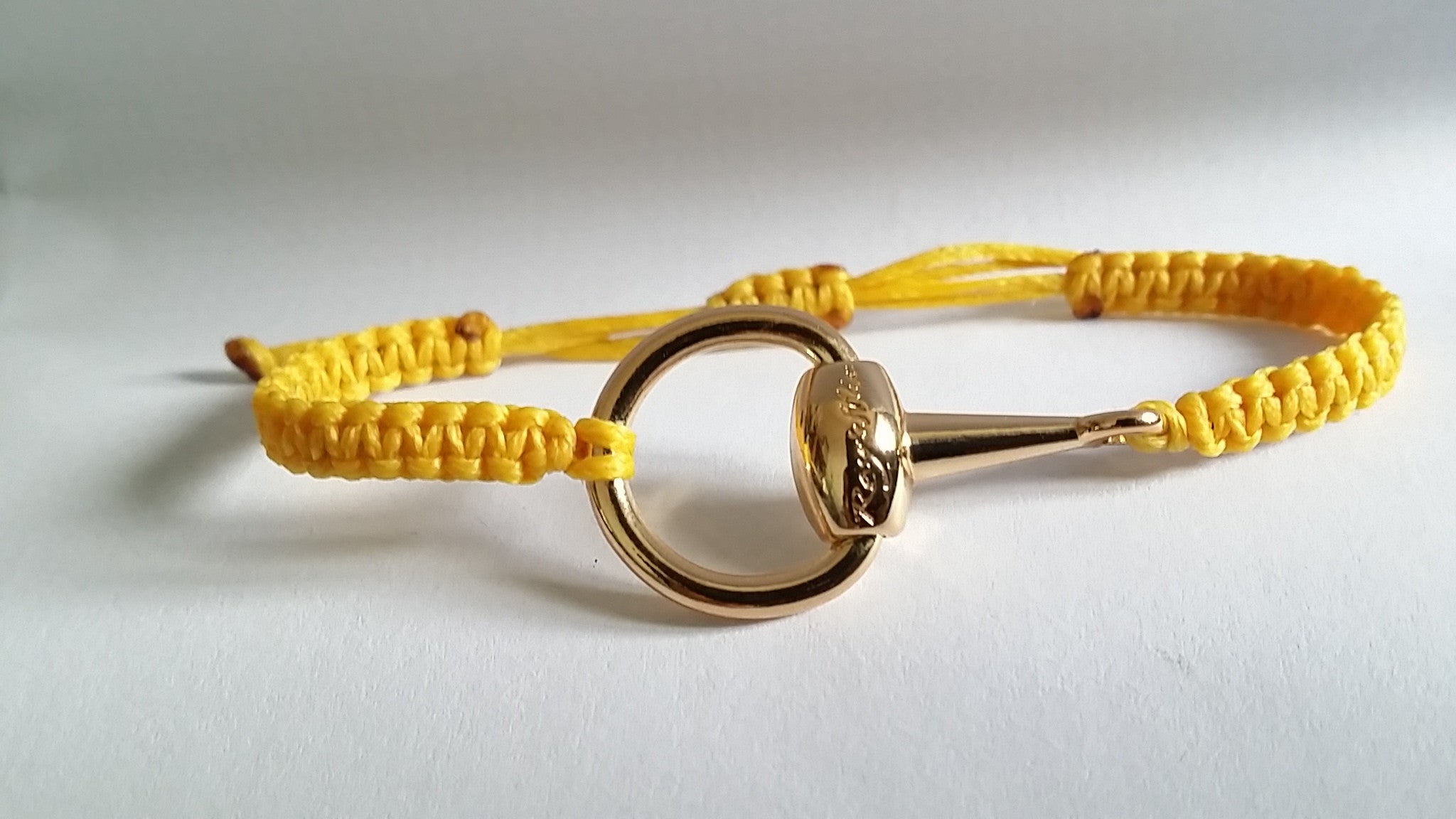 half horse bit snaffle bracelet - bracelet - GoldSnaffle
