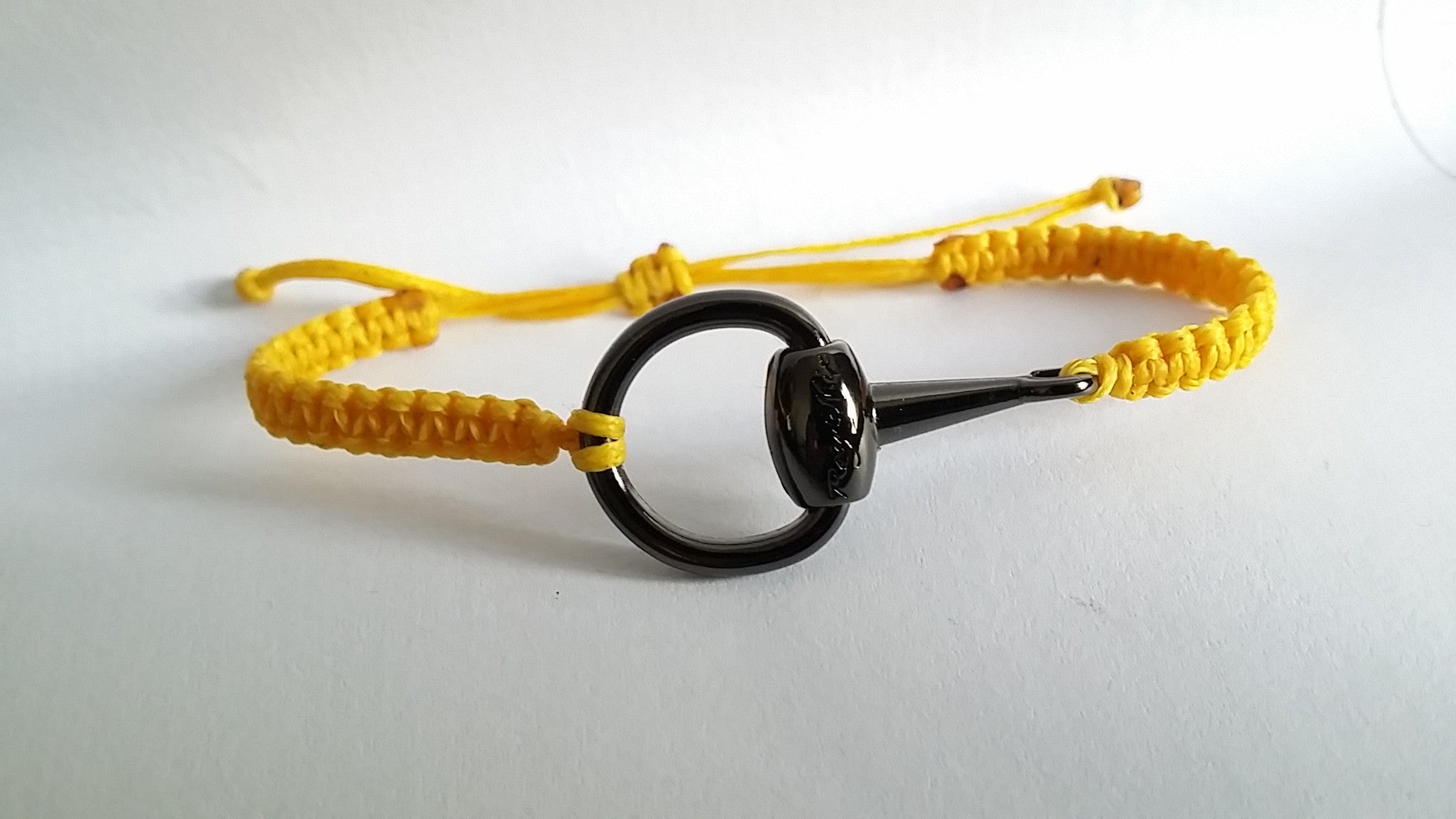 half horse bit snaffle bracelet - bracelet - GoldSnaffle