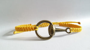 half horse bit snaffle bracelet - bracelet - GoldSnaffle