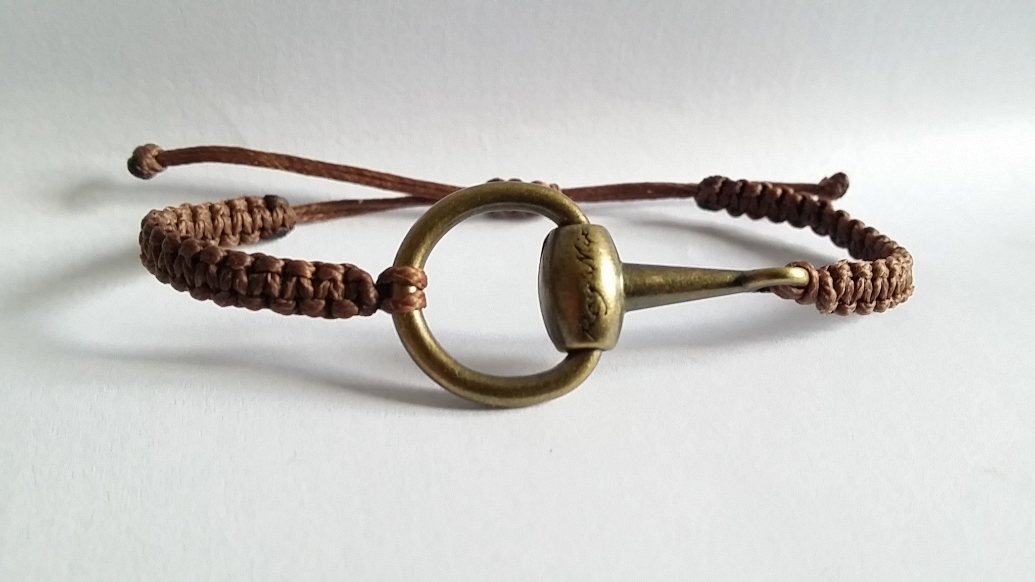 half horse bit snaffle bracelet - bracelet - GoldSnaffle