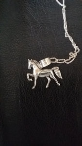 Sterling silver horsey pendants - Pendant - GoldSnaffle