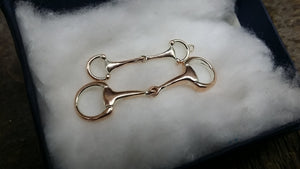 9ct yellow/rose/white gold horse snaffles - Pendant - GoldSnaffle