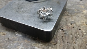 Sterling silver horsey pendants - Pendant - GoldSnaffle