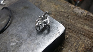 Sterling silver horsey pendants - Pendant - GoldSnaffle