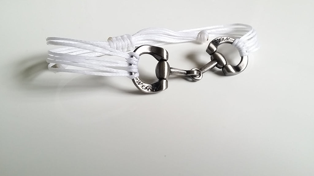 horse bit snaffle bracelet - bracelet - GoldSnaffle