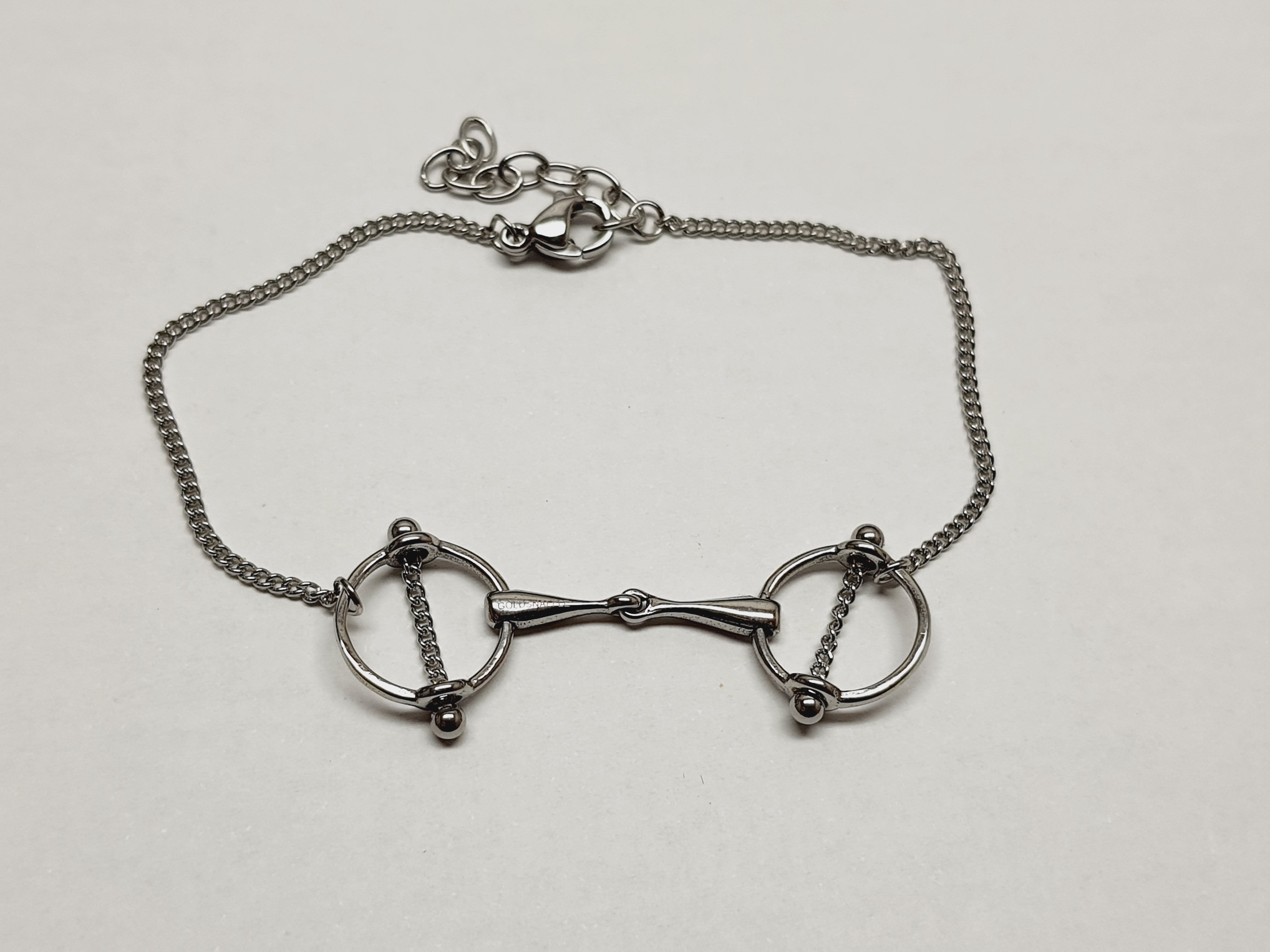 Cheltenham gag Horse bit necklace or bracelet