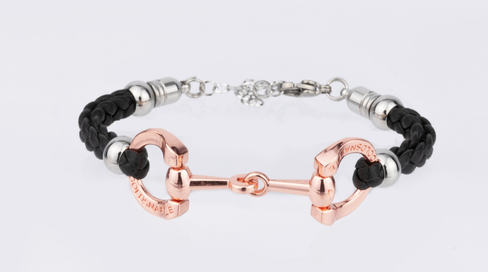 Sterling Silver Eggbut Snaffle Bit Bracelet – EJ and Co Equestrian Jewellery