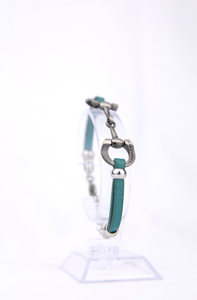 Wholesale 5mm leather chain horse bit bracelets