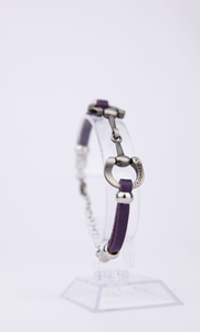 Wholesale 5mm leather chain horse bit bracelets