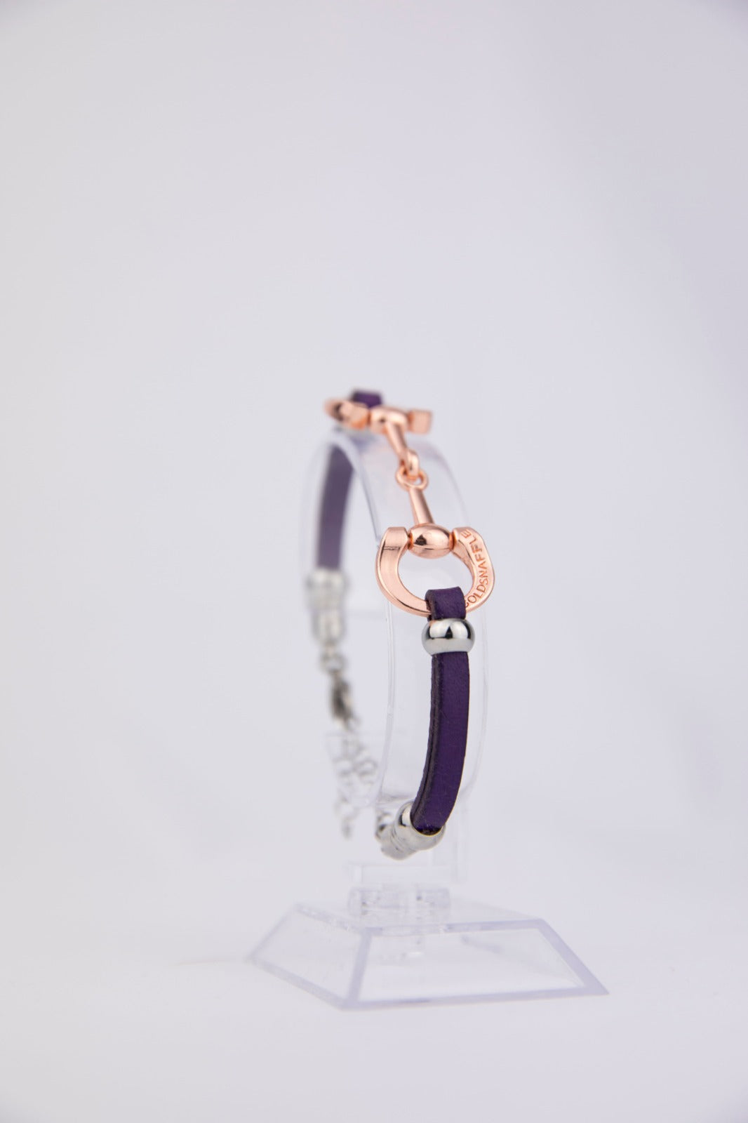 Wholesale 5mm leather chain horse bit bracelets