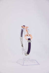 Wholesale 5mm leather chain horse bit bracelets