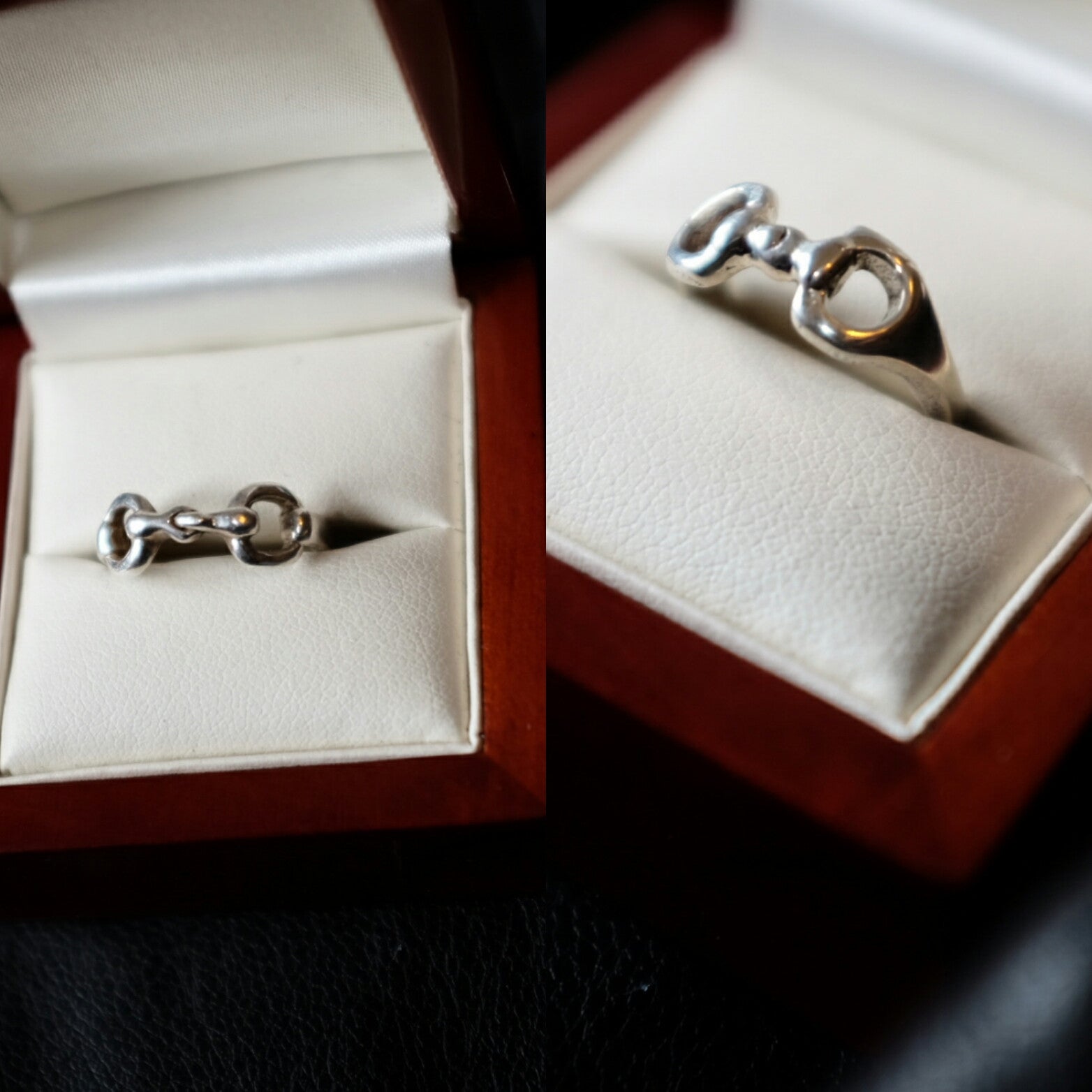 Horse bit ring - Sterling silver jewelry - GoldSnaffle