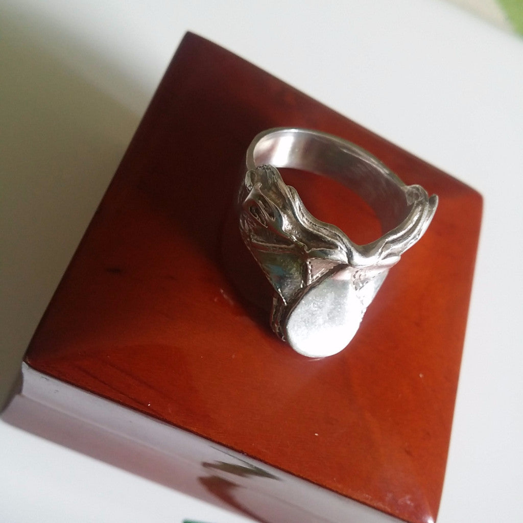 Amazing sterling silver saddle ring - Ring - GoldSnaffle