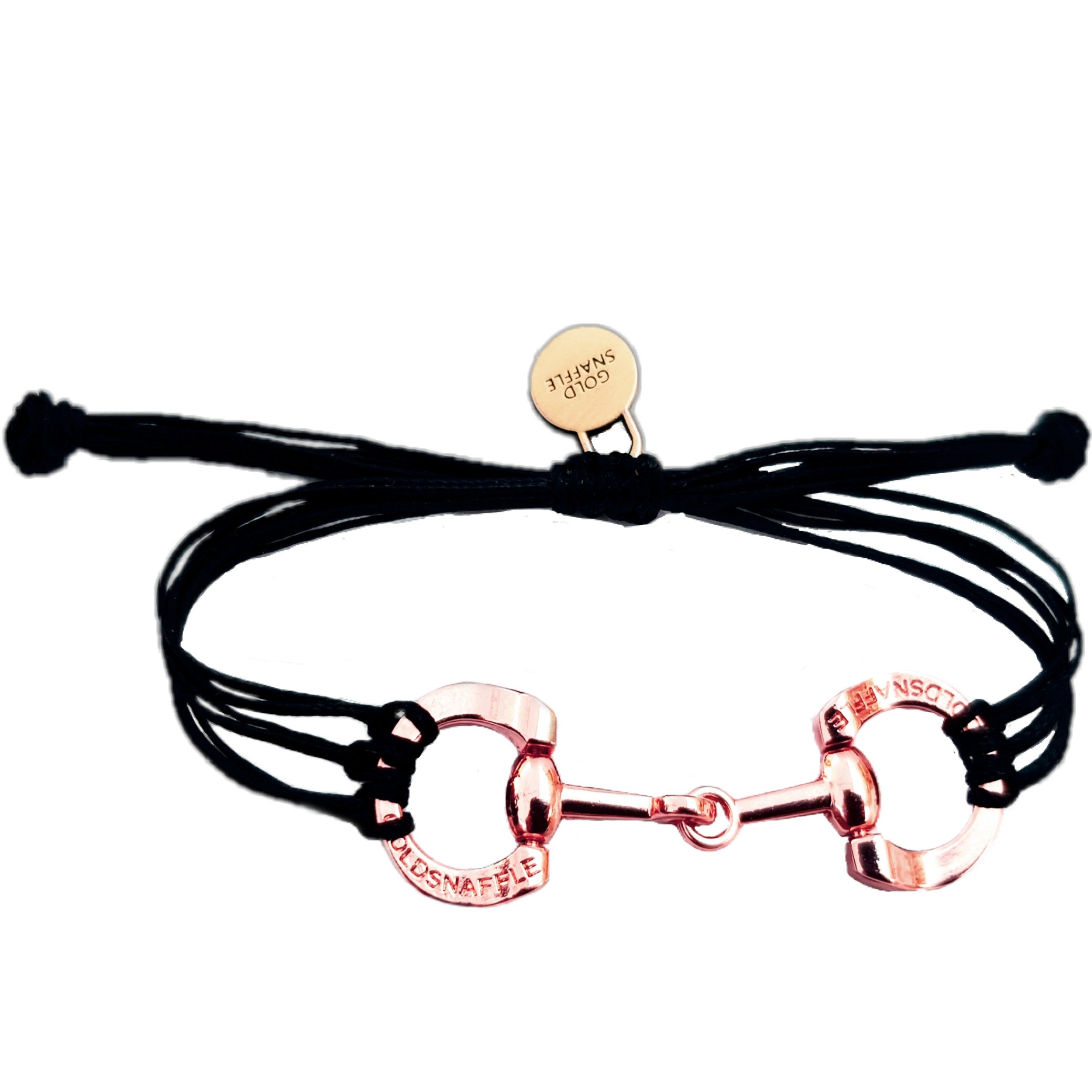 Rose gold horse bit snaffle bracelet - bracelet - GoldSnaffle