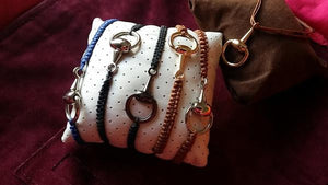 half horse bit snaffle bracelet - bracelet - GoldSnaffle